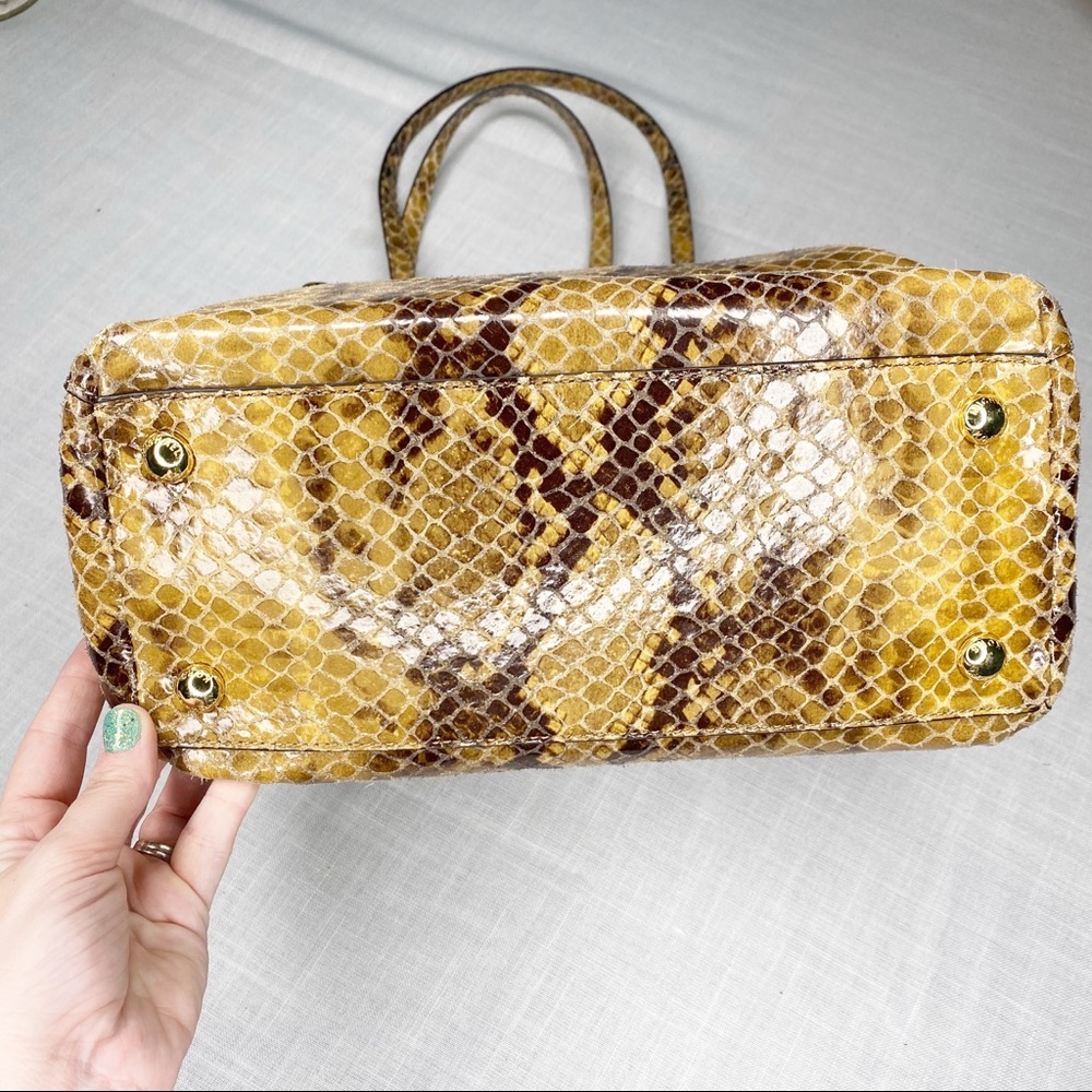 Michael Kors Medium Harper Python Embossed Tote - image 4